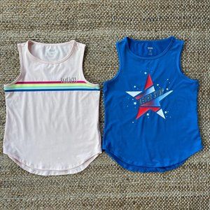 DSG Kid’s Set of 2 Athletic Tank Tops Large 10/12